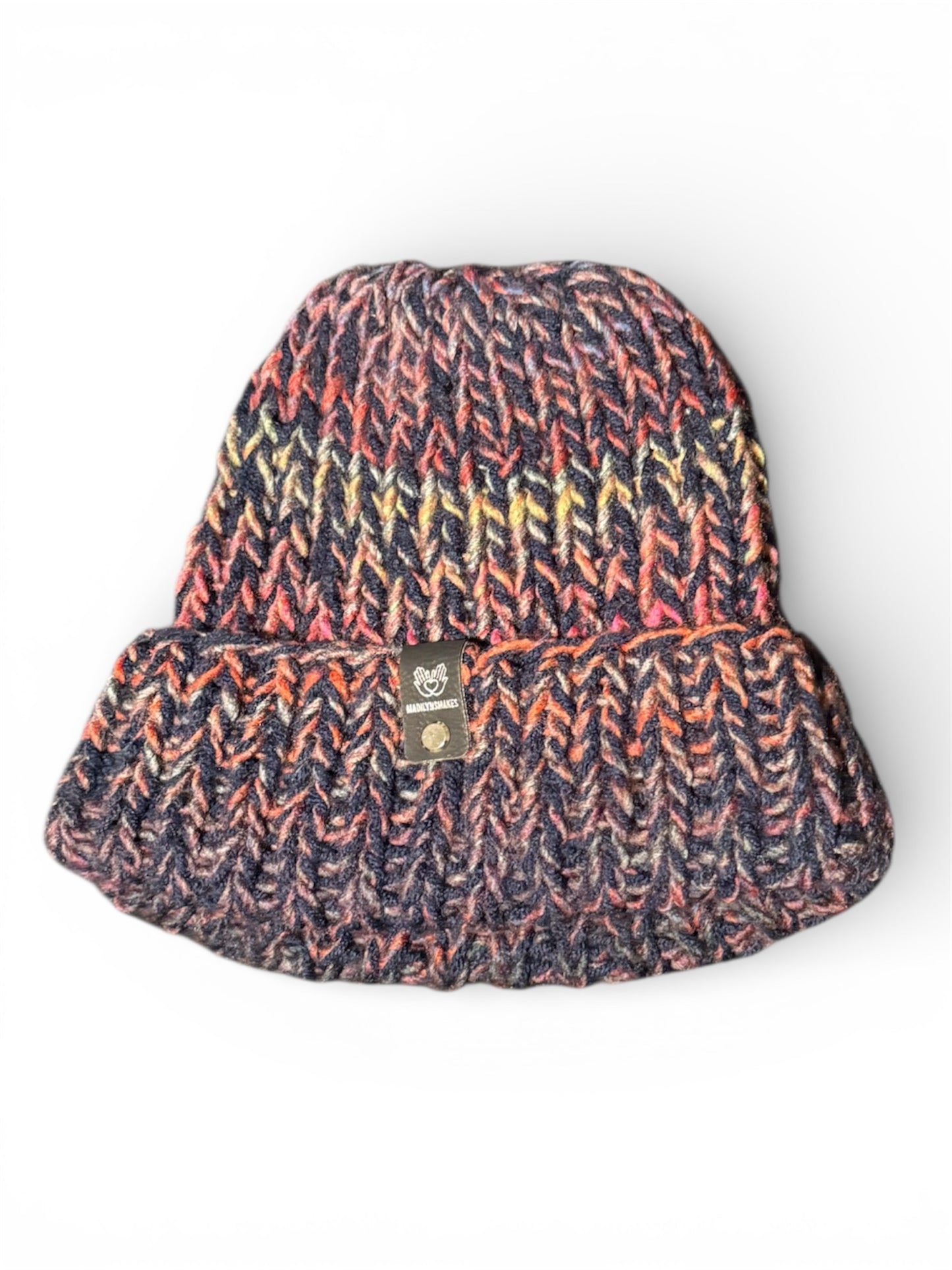 Navy Rainbow Beanie