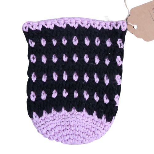 Black & Purple Can Koozie