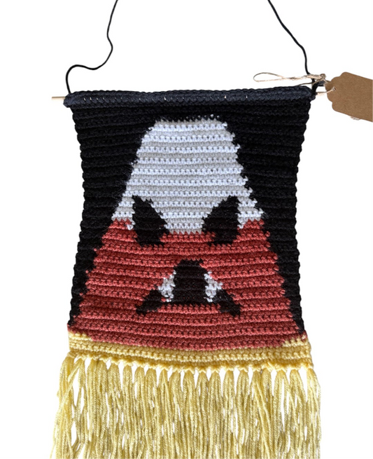 Spooky Candy Corn Tapestry