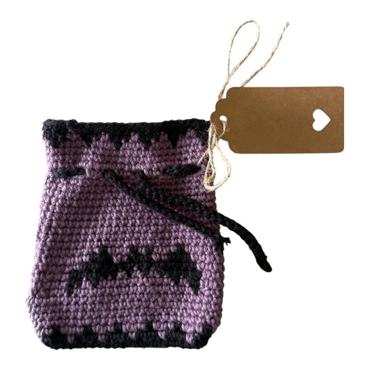 Purple Bat Treat Bag