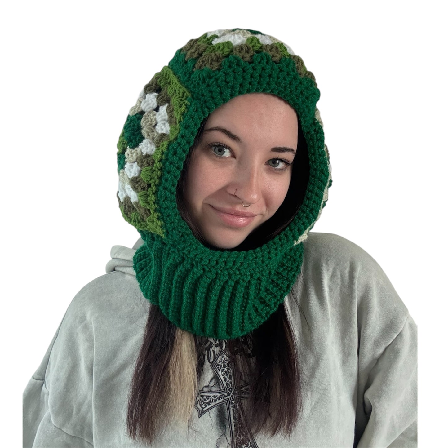 Green Balaclava / Hood