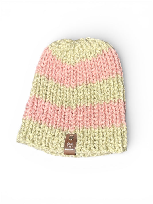 Strawberry Matcha Beanie
