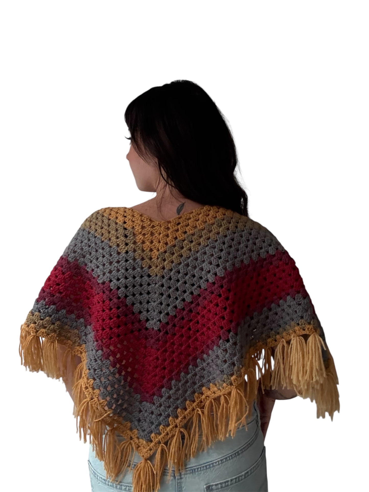 Cropped Poncho