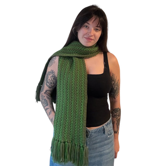 Moss Stitch Scarf