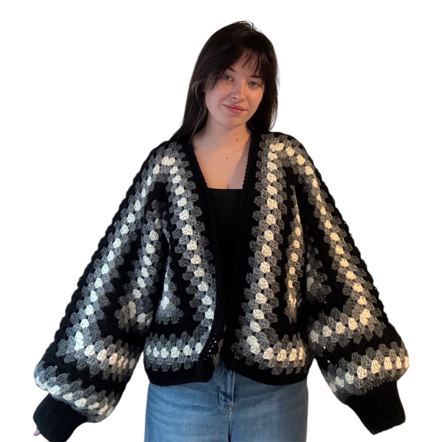 CUSTOM African Flower Cardigan