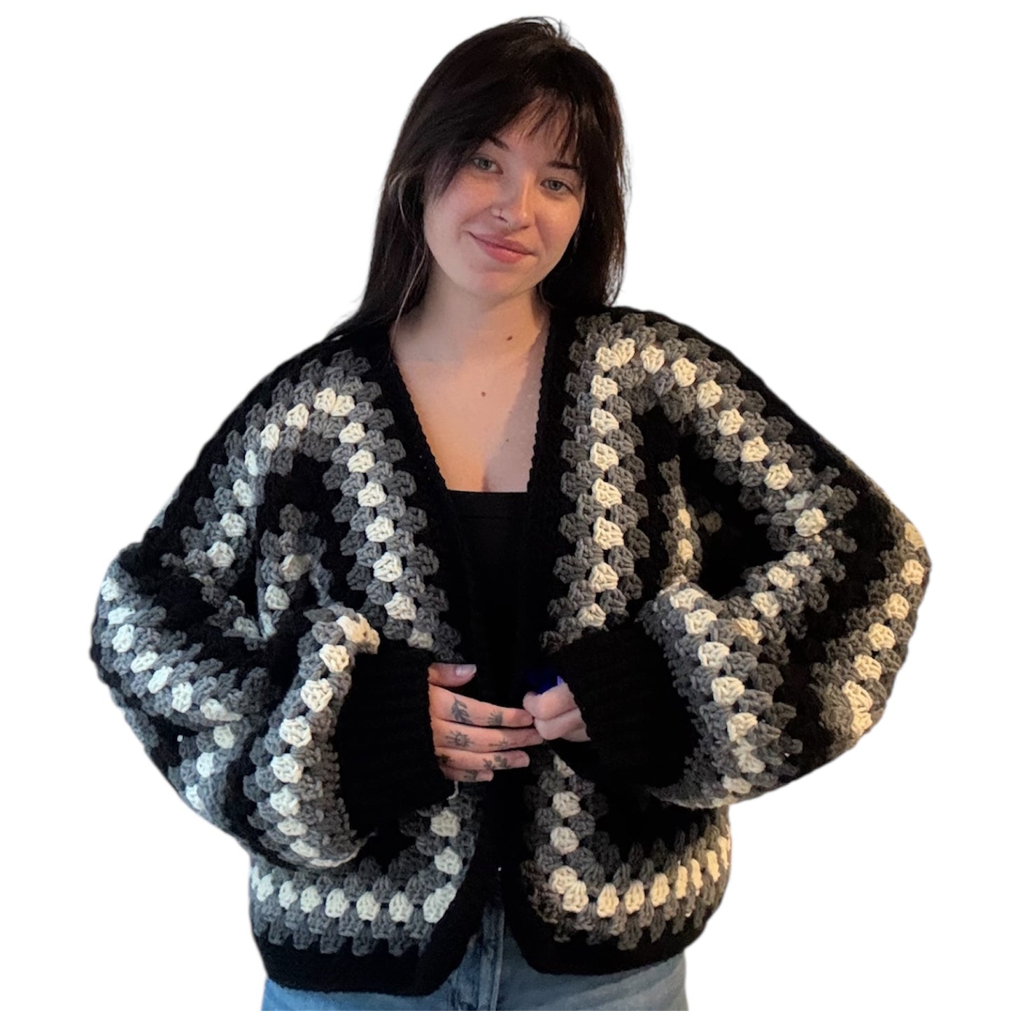 CUSTOM African Flower Cardigan