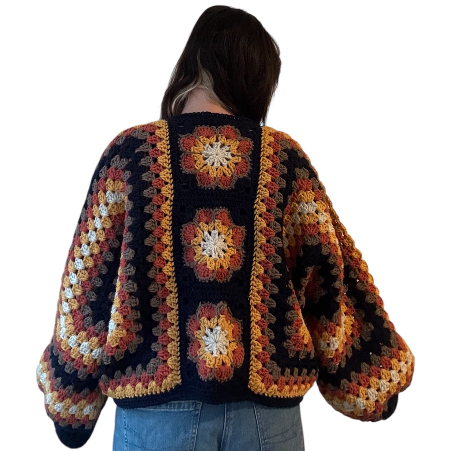CUSTOM African Flower Cardigan