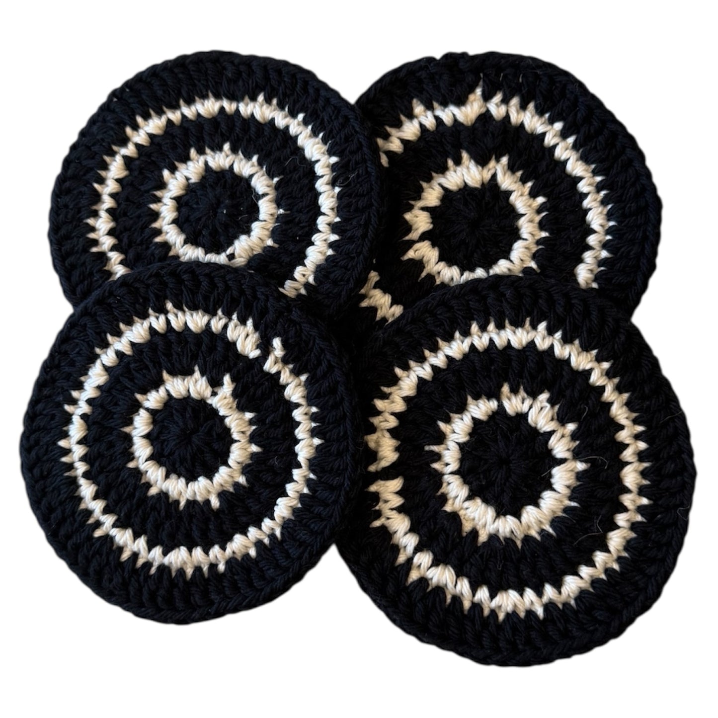 Black and White Coaster Set