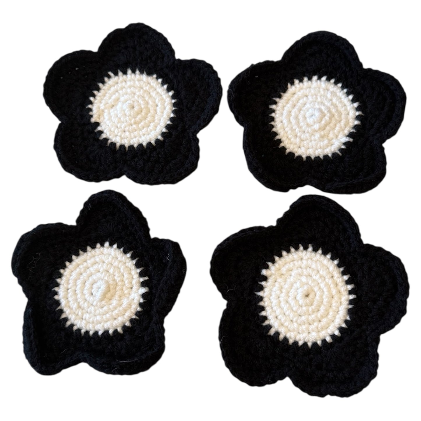 Flower Coaster Black & White