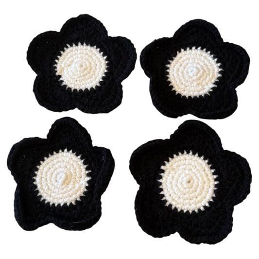 Flower Coaster Black & White