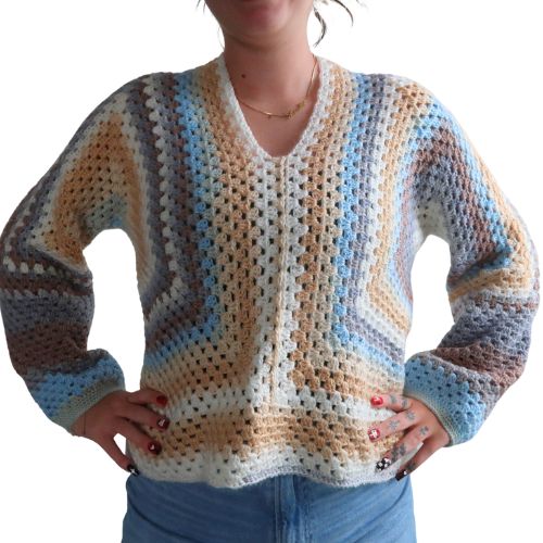 Beach Wave Pullover Sweater