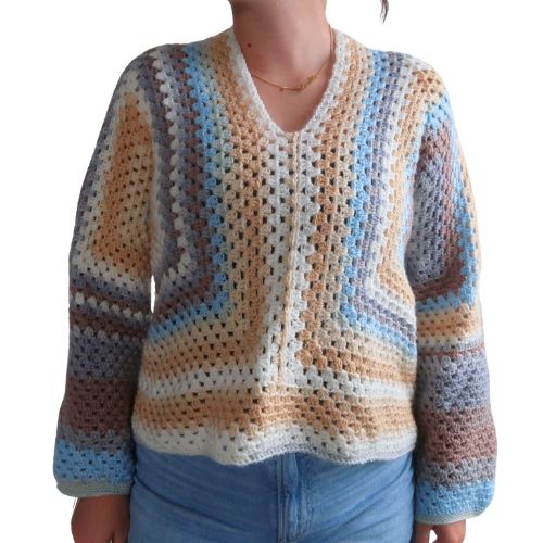 Beach Wave Pullover Sweater