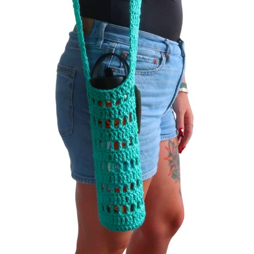 Beach Glass Water Bottle Holder