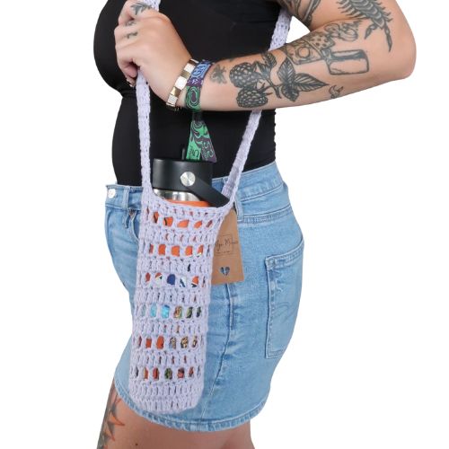 Purple Water Bottle Holder