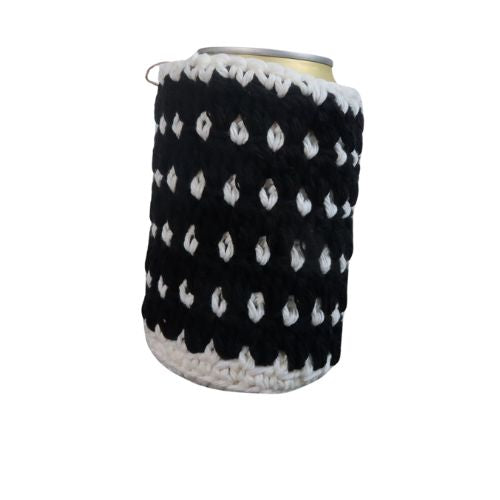 Black & White Can Koozie