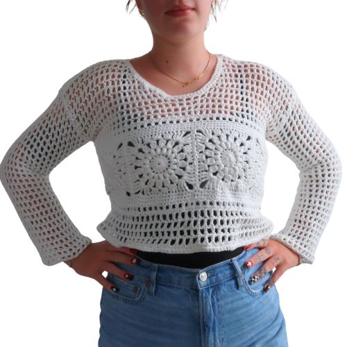 Sunburst Mesh Long Sleeve