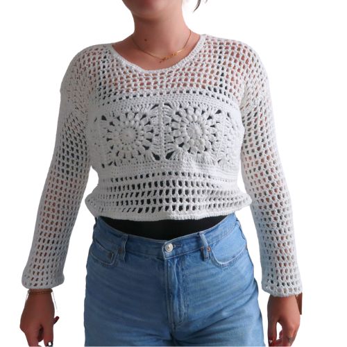 Sunburst Mesh Long Sleeve